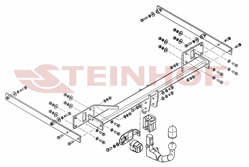 Vetokoukku STEINHOF STM-118 MB E-Class W212