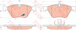 Jarrupalasarja, levyjarru, Etuakseli, BMW, 2 288 875, 2 288 876, 2 288 878, 2 288 879, 2 339 267, 34 11 2 288 875, 34 11 2 288 876, 34 1