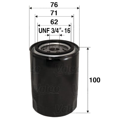 Öljynsuodatin VALEO 586028