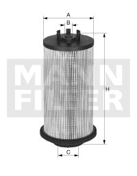 Polttoainesuodatin MANN-FILTER PU 834/2 x