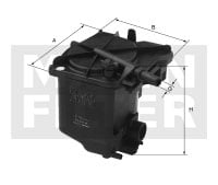 Polttoainesuodatin MANN-FILTER WK 939/2