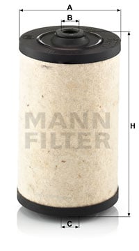 Polttoainesuodatin MANN-FILTER BFU 811