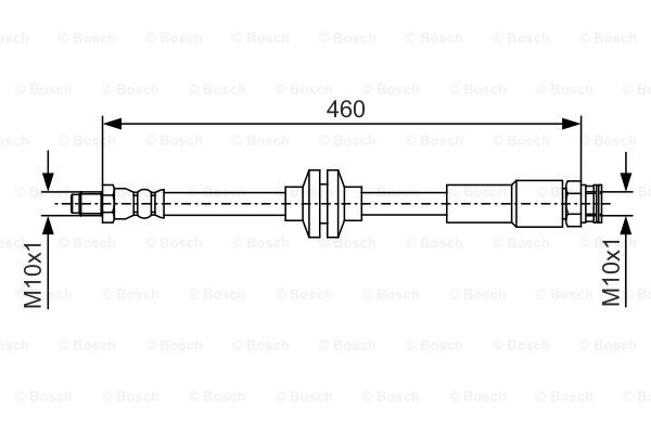 Jarruletku BOSCH 1 987 481 543