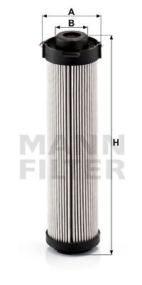 Suodatin, työhydrauliikka MANN-FILTER HD 419