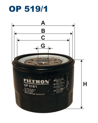 Öljynsuodatin FILTRON OP 519/1