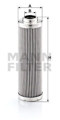 Suodatin, työhydrauliikka MANN-FILTER HD 512