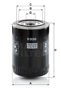 Öljynsuodatin MANN-FILTER W 9066