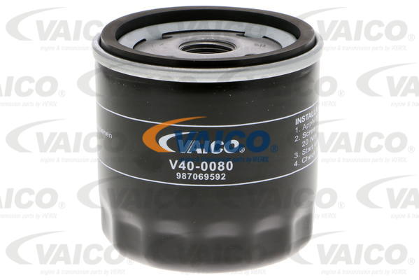 Öljynsuodatin VAICO V40-0080