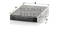 Raitisilmasuodatin MANN-FILTER CUK 2945