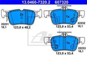 Jarrupalasarja, levyjarru, Taka-akseli, FORD,FORD USA, 5302023, 5333787, 5333798, 5341207, DG9C-2M007-BB, DG9C-2M007-CB, DG9C-2M007-DB,
