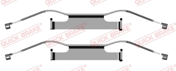 Tarvikesarja, jarrupala QUICK BRAKE 109-1680