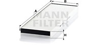 Raitisilmasuodatin MANN-FILTER CU 4662