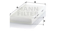 Raitisilmasuodatin MANN-FILTER CU 3847