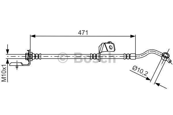 Jarruletku BOSCH 1 987 481 715