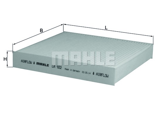 Raitisilmasuodatin KNECHT LA 922