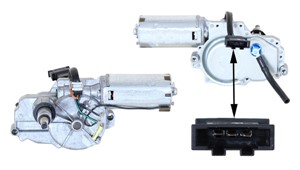 Pyyhkijän moottori, Takana, SEAT CORDOBA Vario, VW POLO, POLO Van Skåp/halvkombi, POLO Variant, 6N0 955 713A, 6N0 955 713B, 6N0955713A,