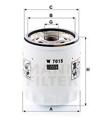 Öljynsuodatin, FORD,FORD USA,JAGUAR,LAND ROVER,MORGAN,TOYOTA,VOLVO, 0122-0645, 04152-03002, 1218 846, 122-0645, 1250 507, 15601-76009, 1
