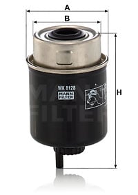 Polttoainesuodatin MANN-FILTER WK 8128