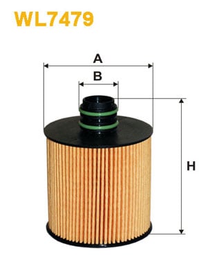 Öljynsuodatin WIX FILTERS WL7479