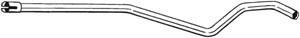Pakoputki, Keskellä, OPEL ASTRA H Kombi, ASTRA H Skåp / kombi, VAUXHALL ASTRA Mk V, ASTRAVAN Mk V, 13210777, 5854311