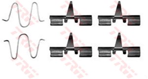 Tarvikesarja, jarrupala, Taka-akseli, MAZDA 323 C IV, 323 F IV, 323 S IV, MX-3, MX-5 I, 121117000, 126117000