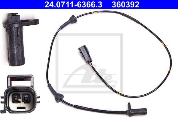 ABS-anturi ATE 24.0711-6366.3