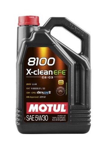 Moottoriöljy MOTUL 8100 X-CLEAN EFE 5W30 5L