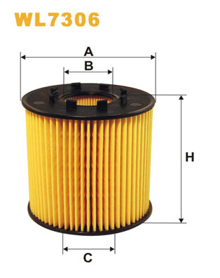 Öljynsuodatin WIX FILTERS WL7306