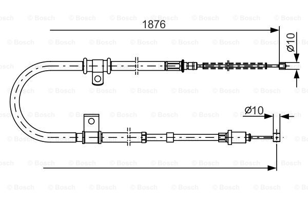 Käsijarruvaijeri BOSCH 1 987 482 183