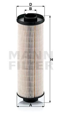 Polttoainesuodatin MANN-FILTER PU 855 x