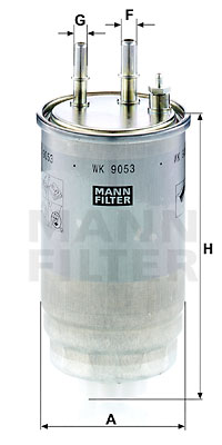 Polttoainesuodatin MANN-FILTER WK 9053 z