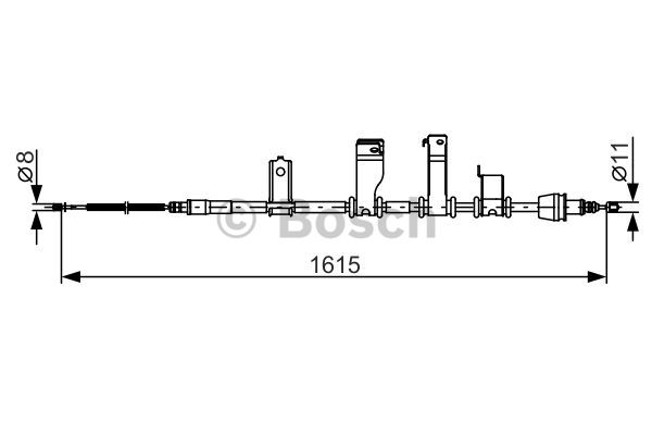 Käsijarruvaijeri BOSCH 1 987 482 349