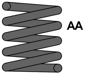 Jousi (auton jousitus), Etuakseli, TOYOTA AVENSIS, AVENSIS Kombi, AVENSIS Liftback, 48131 05430, 48131 2M870