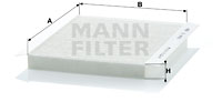 Raitisilmasuodatin MANN-FILTER CU 2422