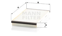 Raitisilmasuodatin MANN-FILTER CU 3020