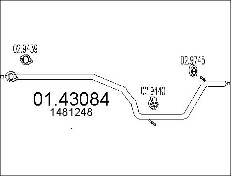 Pakoputki MTS 01.43084