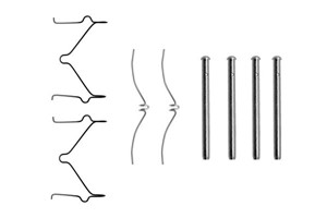 Tarvikesarja, jarrupala, Etuakseli, MAZDA 121 II, 323 C IV, 323 C V, 323 F IV, 323 F V, 323 S IV, 323 S V, DEMIO