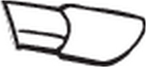 Pakoputki, Takana, VOLVO 850 Kombi, V70 I, 6842149, 9179331