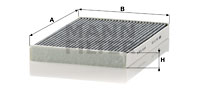 Raitisilmasuodatin MANN-FILTER CUK 31 001
