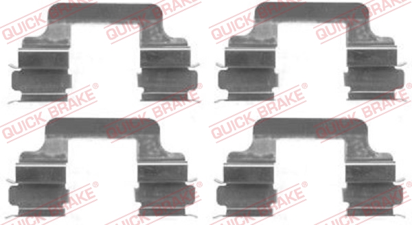 Tarvikesarja, jarrupala QUICK BRAKE 109-1610