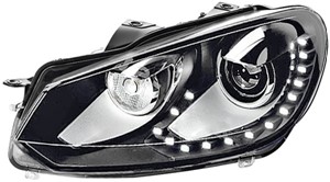 Ajovalo, Vasen, VW GOLF VI, GOLF Cabriolet VI, GOLF Variant VI, 5K1 941 751D, 5K1 941 753E