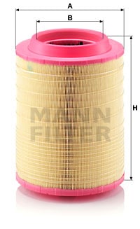 Ilmansuodatin MANN-FILTER C 25 660/2