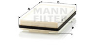 Raitisilmasuodatin MANN-FILTER CU 2534