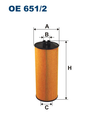 Öljynsuodatin FILTRON OE 651/2