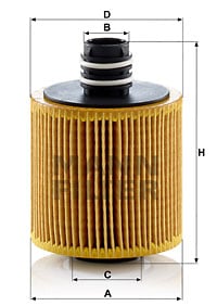 Öljynsuodatin MANN-FILTER HU 8006 z