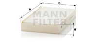 Raitisilmasuodatin MANN-FILTER CU 26 004