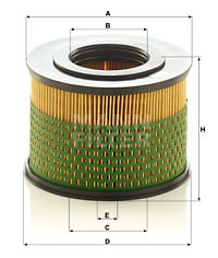 Ilmansuodatin MANN-FILTER C 1233