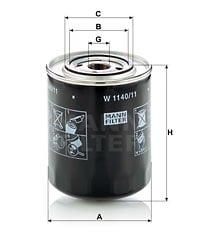 Öljynsuodatin MANN-FILTER W 1140/11