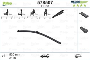 Pyyhkijänsulka, AUDI,BMW,FIAT,LAND ROVER,LEXUS,MERCEDES-BENZ,MINI,PORSCHE,SEAT,SKODA,VOLVO,VW, 2058202300, 3A1955425, 4G1998002A, 5J1998