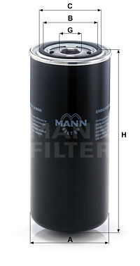 Öljynsuodatin MANN-FILTER WD 962/8